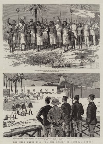 The Nile Expedition for the Relief of General Gordon by Frederic Villiers